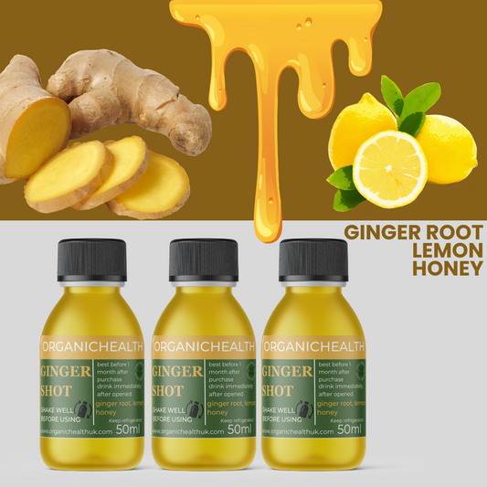 Ginger Shots with Lemon & Honey - Boost Immunity & Energy Naturally